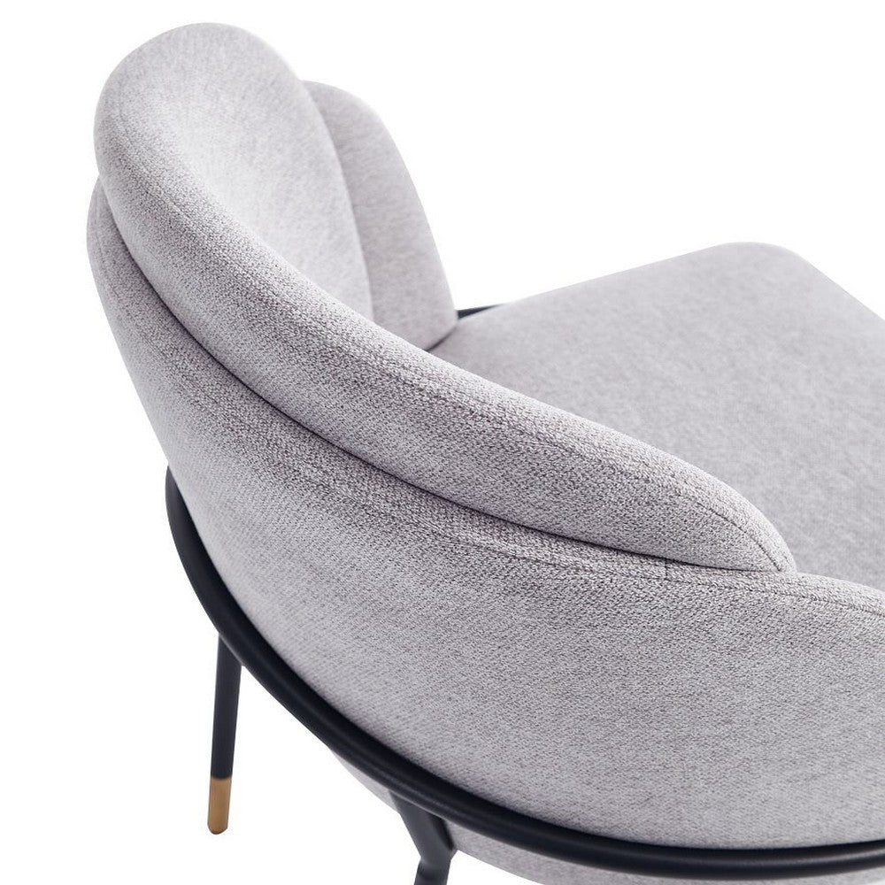 Flor Fabric Dining Chair - Set of 2 in Grey MHC-2-DC052-GY