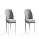 Flor Fabric Dining Chair - Set of 2 in Grey