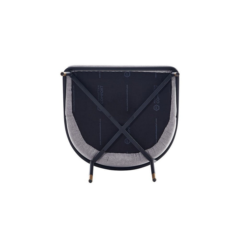 Flor Fabric Dining Chair - Set of 2 in Grey MHC-2-DC052-GY