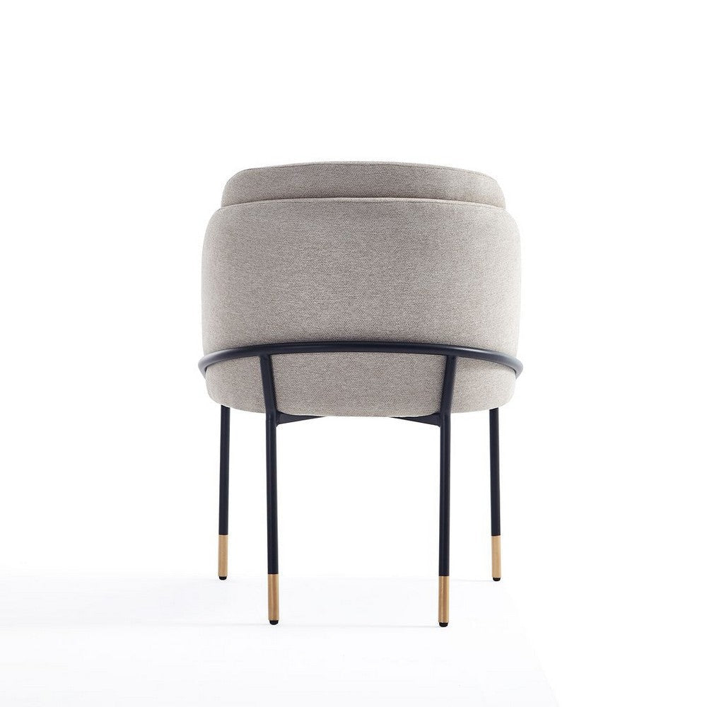 Flor Fabric Dining Chair - Set of 2 in Wheat MHC-2-DC052-WT