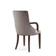 Shubert Modern Faux Leather and Velvet Dining Armchair in Light Grey (Set of 2) MHC-2-DC055AR-LG