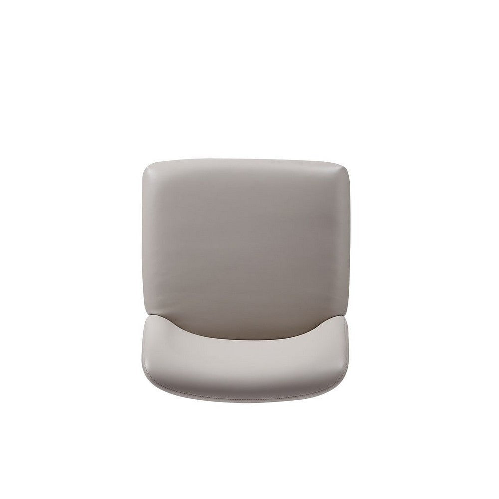 Serena Faux Leather Dining Chair in Light Grey (Set of 2) MHC-2-DC056-LG