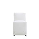 Anna Modern Square Faux Leather Dining Chair in Cream (Set of 2) MHC-2-DC058-CR