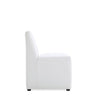Anna Modern Square Faux Leather Dining Chair in Cream (Set of 2) MHC-2-DC058-CR