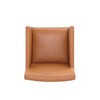 Anna Modern Square Faux Leather Dining Armchair in Saddle (Set of 2) MHC-2-DC058AR-SA
