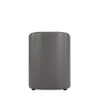 Anna Modern Round Faux Leather Dining Armchair in Pewter (Set of 2) MHC-2-DC059AR-PE