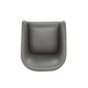 Anna Modern Round Faux Leather Dining Armchair in Pewter (Set of 2) MHC-2-DC059AR-PE