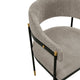 Modern Lia Boucle Dining Armchair in Stone - Set of 2 MHC-2-DC074-ST