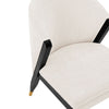 Modern Ola Boucle Dining Chair in Cream- Set of 2 MHC-2-DC075-CR