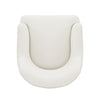 Modern Edra Leatherette Dining Armchair in Cream - Set of 2 MHC-2-DC078-CR