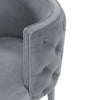 Modern Maya Tufted Velvet Dining Chair in Grey - Set of 2 MHC-2-DC079-GY