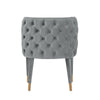 Modern Maya Tufted Velvet Dining Chair in Grey - Set of 2 MHC-2-DC079-GY