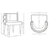 Modern Maya Tufted Velvet Dining Chair in Nude - Set of 2 MHC-2-DC079-ND