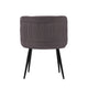 Modern Kaya Pleated Velvet Dining Chair in Grey - Set of 2 MHC-2-DC080-GY