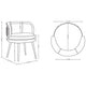 Modern Kaya Pleated Velvet Dining Chair in Mint Green - Set of 2 MHC-2-DC080-MG