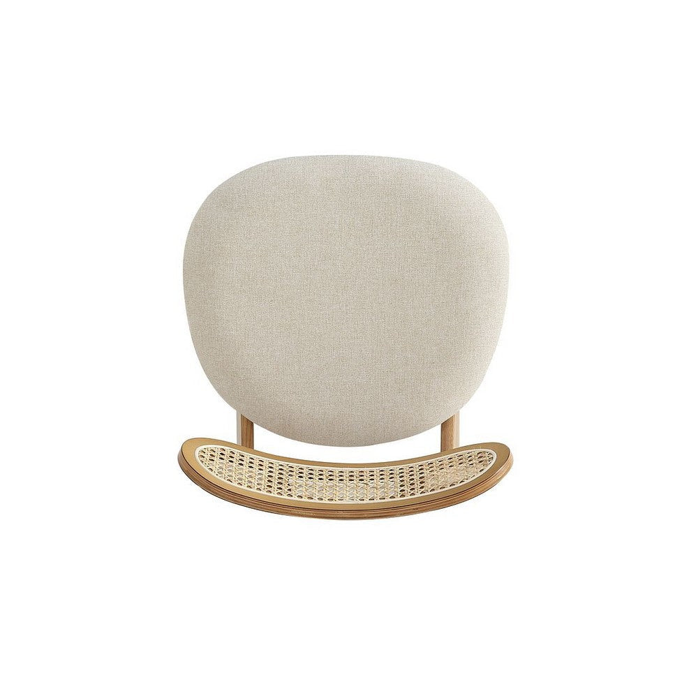 Colbert Dining Chair in Nature and Cane with Oatmeal Upholstered Seating - Set of 4 MHC-2-DCCA02-OM