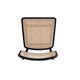 Giverny Dining Chair in Black and Natural Cane - Set of 4 MHC-2-DCCA04-BK