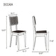 Giverny Dining Chair in Nature Cane - Set of 4 MHC-2-DCCA04-NA