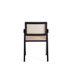 Hamlet Dining Arm Chair in Black and Natural Cane - Set of 2 MHC-2-DCCA09-BK