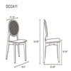 Versailles Round Dining Chair in Nature Cane - Set of 4 MHC-2-DCCA11-NA