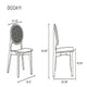 Versailles Round Dining Chair in Nature Cane - Set of 4 MHC-2-DCCA11-NA
