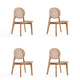 Versailles Round Dining Chair in Nature Cane - Set of 4