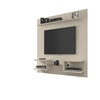 Plaza 64.25 Modern Floating Wall Entertainment Center with Display Shelves in Off White MHC-224BMC1