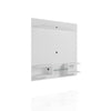 Plaza 64.25 Modern Floating Wall Entertainment Center with Display Shelves in White MHC-224BMC6