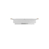 Plaza 64.25 Modern Floating Wall Entertainment Center with Display Shelves in White MHC-224BMC6
