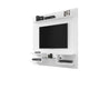 Plaza 64.25 Modern Floating Wall Entertainment Center with Display Shelves in White MHC-224BMC6