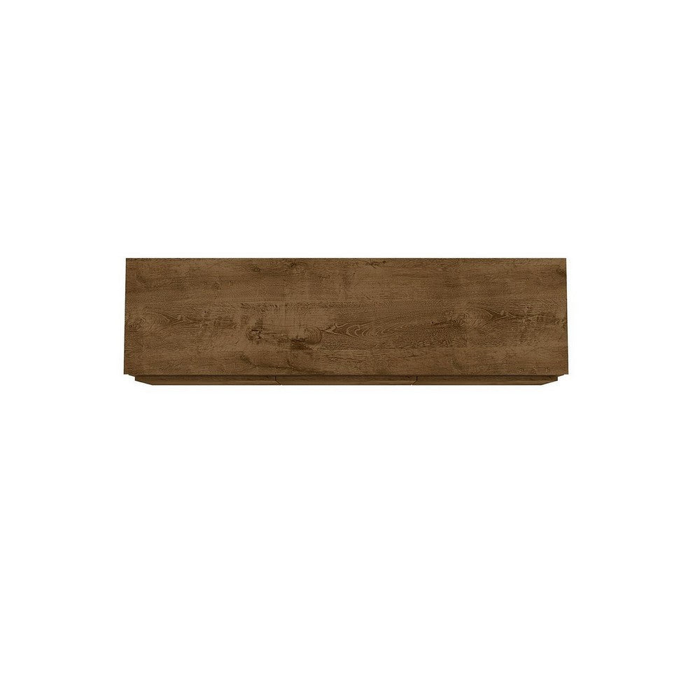 Yonkers 62.99 TV Stand with Solid Wood Legs and 6 Media and Storage Compartments in Rustic Brown MHC-233BMC9