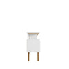 Yonkers 70.86 TV Stand with Solid Wood Legs and 6 Media and Storage Compartments in White MHC-234BMC6