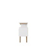 Yonkers 70.86 TV Stand with Solid Wood Legs and 6 Media and Storage Compartments in White MHC-234BMC6