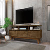 Yonkers 70.86 TV Stand with Solid Wood Legs and 6 Media and Storage Compartments in Rustic Brown MHC-234BMC9