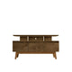 Yonkers 70.86 TV Stand with Solid Wood Legs and 6 Media and Storage Compartments in Rustic Brown MHC-234BMC9