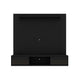Liberty 70.86 Floating Wall Entertainment Center with Overhead Shelf in Black