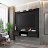 Liberty 70.86 Floating Wall Entertainment Center with Overhead Shelf in Black MHC-235BMC8