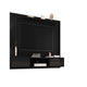 Liberty 70.86 Floating Wall Entertainment Center with Overhead Shelf in Black MHC-235BMC8