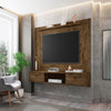 Liberty 70.86 Floating Wall Entertainment Center with Overhead Shelf in Rustic Brown MHC-235BMC9