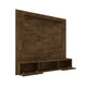 Liberty 70.86 Floating Wall Entertainment Center with Overhead Shelf in Rustic Brown MHC-235BMC9