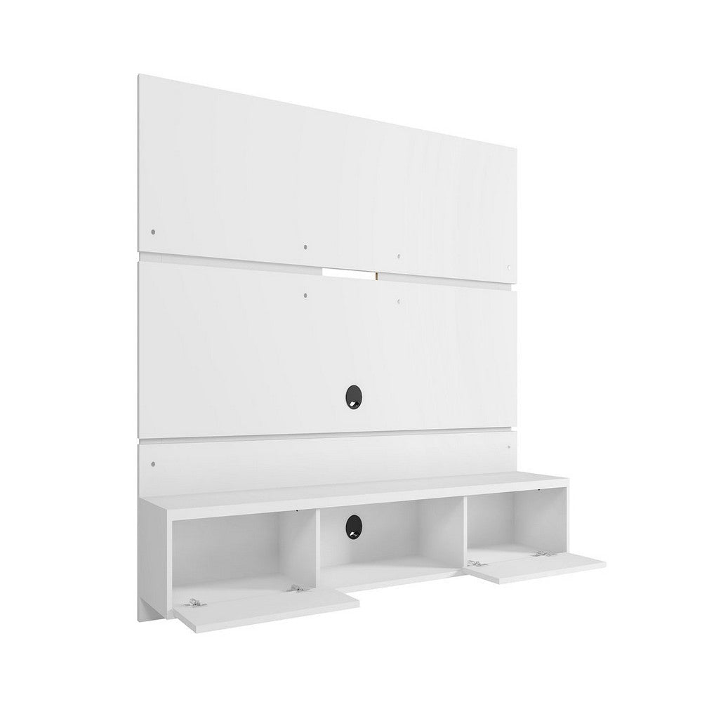 Vernon 62.99 Floating Wall Entertainment Center in White MHC-236BMC6
