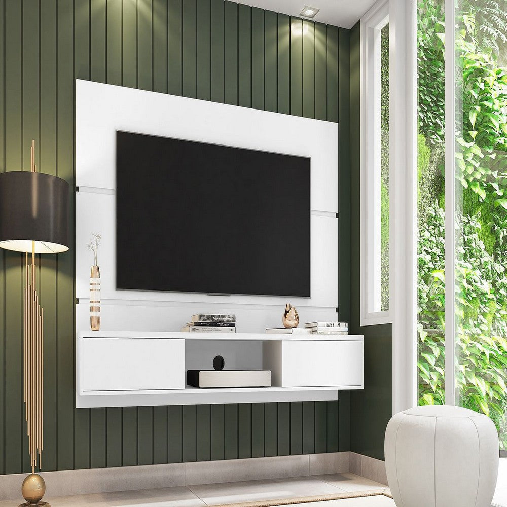 Vernon 62.99 Floating Wall Entertainment Center in White MHC-236BMC6