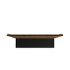 Vernon 62.99 Floating Wall Entertainment Center in Rustic Brown and Black MHC-236BMC98