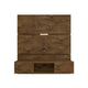 Vernon 62.99 Floating Wall Entertainment Center in Rustic Brown