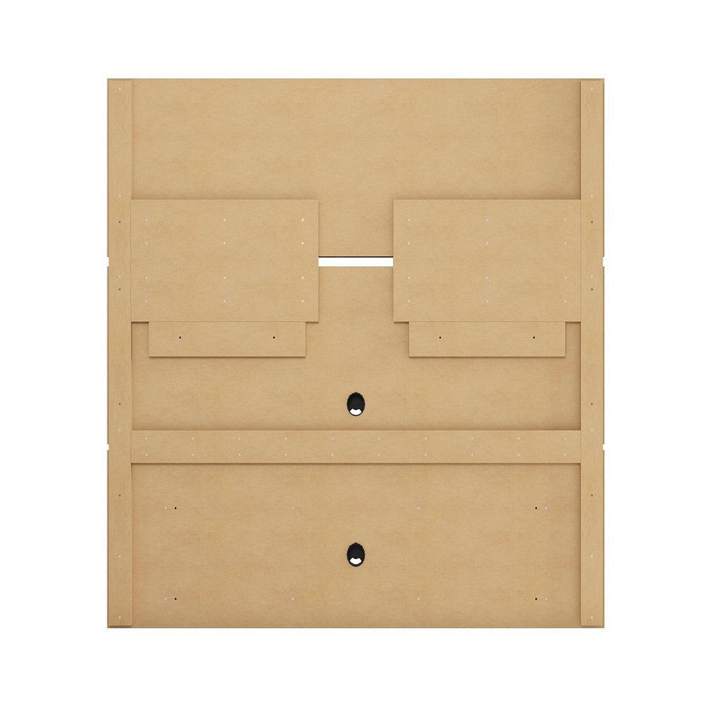 Vernon 62.99 Floating Wall Entertainment Center in Rustic Brown MHC-236BMC9