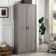 Hopkins Modern Freestanding Storage Closet with 7 Shelves in Grey MHC-2GLF-GY
