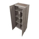 Hopkins Modern Freestanding Storage Closet with 7 Shelves in Grey MHC-2GLF-GY