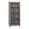 Hopkins Modern Freestanding Storage Closet with 7 Shelves in Grey MHC-2GLF-GY