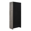 Hopkins Modern Freestanding Storage Closet with 7 Shelves in Grey MHC-2GLF-GY