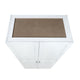 Hopkins Modern Freestanding Storage Closet with 7 Shelves in White MHC-2GLF-WH